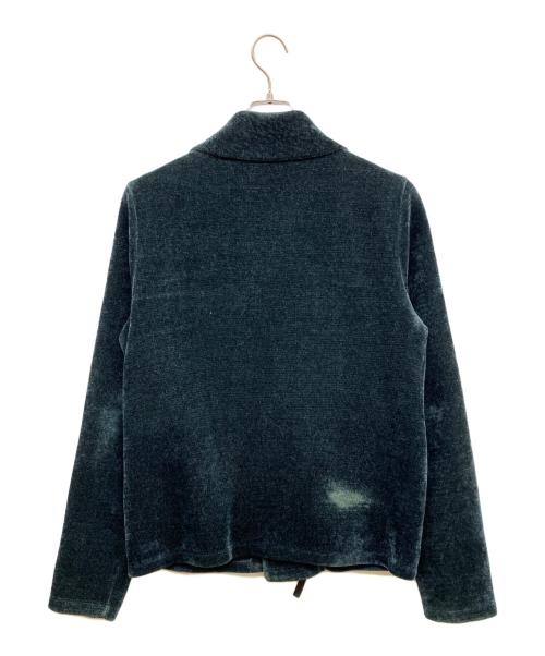 EMPORIO ARMANI（エンポリオ アルマーニ）EMPORIO ARMANI (エンポリオ アルマーニ) Velvet  Jacket グリーン サイズ:44の古着・服飾アイテム