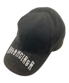 BALENCIAGA（バレンシアガ）の古着「Tattoo Logo Cap」｜ブラック
