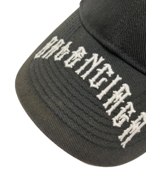BALENCIAGA（バレンシアガ）BALENCIAGA (バレンシアガ) Tattoo Logo Cap ブラックの古着・服飾アイテム