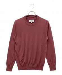 Maison Margiela（メゾンマルジェラ）の古着「エルボーパッチニット」｜ボルドー
