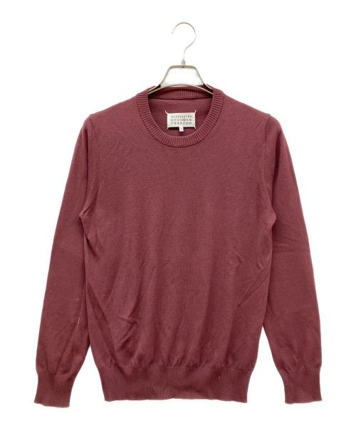 Maison Margiela（メゾンマルジェラ）Maison Margiela (メゾンマルジェラ) エルボーパッチニット ボルドー サイズ:Sの古着・服飾アイテム