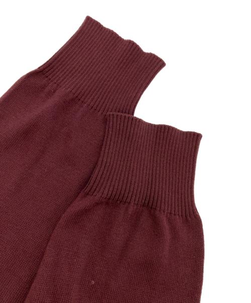 Maison Margiela（メゾンマルジェラ）Maison Margiela (メゾンマルジェラ) エルボーパッチニット ボルドー サイズ:Sの古着・服飾アイテム