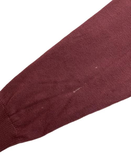 Maison Margiela（メゾンマルジェラ）Maison Margiela (メゾンマルジェラ) エルボーパッチニット ボルドー サイズ:Sの古着・服飾アイテム