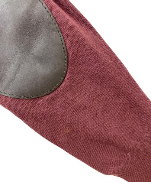 Maison Margiela（メゾンマルジェラ）Maison Margiela (メゾンマルジェラ) エルボーパッチニット ボルドー サイズ:Sの古着・服飾アイテム