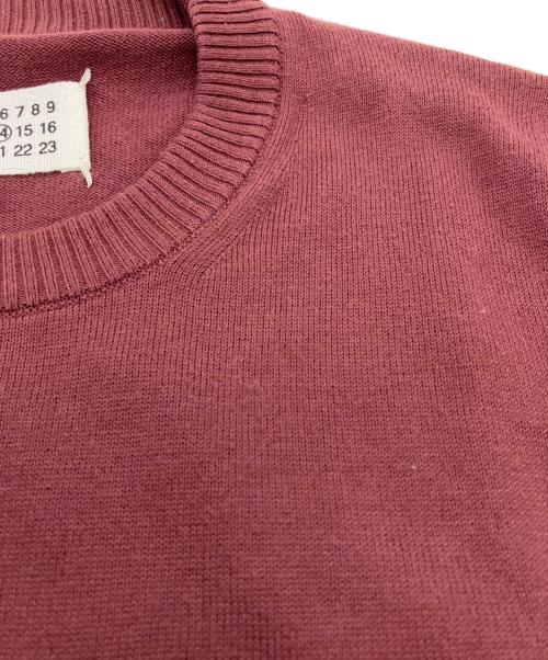 Maison Margiela（メゾンマルジェラ）Maison Margiela (メゾンマルジェラ) エルボーパッチニット ボルドー サイズ:Sの古着・服飾アイテム