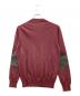 Maison Margiela (メゾンマルジェラ) エルボーパッチニット ボルドー サイズ:S：23000円