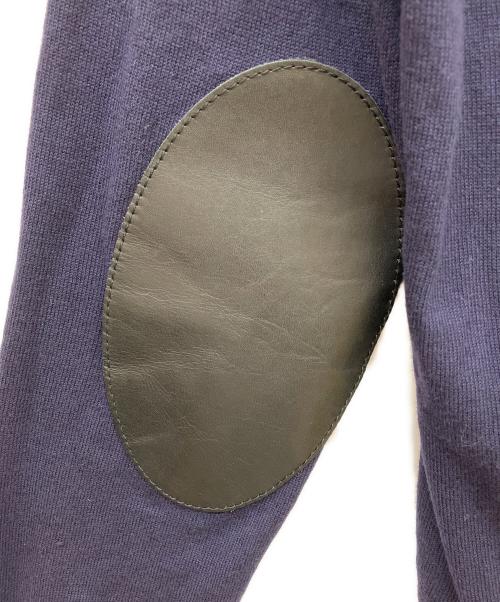 Maison Margiela（メゾンマルジェラ）Maison Margiela (メゾンマルジェラ) エルボーパッチハーフジップニット ネイビー サイズ:Sの古着・服飾アイテム