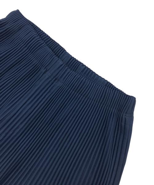 HOMME PLISSE ISSEY MIYAKE（オム プリッセ イッセイ ミヤケ）HOMME PLISSE ISSEY MIYAKE (オム プリッセ イッセイ ミヤケ) プリーツジョガーパンツ ネイビー サイズ:1の古着・服飾アイテム