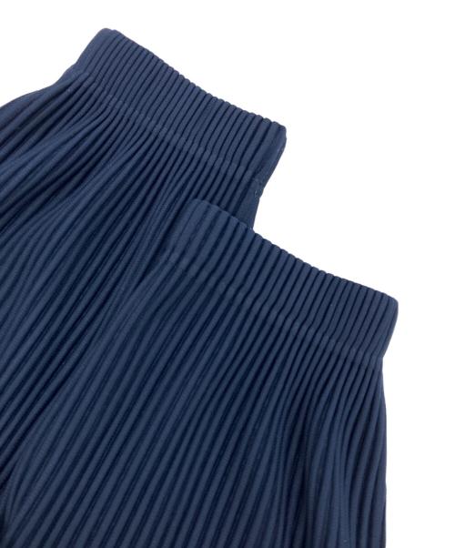 HOMME PLISSE ISSEY MIYAKE（オム プリッセ イッセイ ミヤケ）HOMME PLISSE ISSEY MIYAKE (オム プリッセ イッセイ ミヤケ) プリーツジョガーパンツ ネイビー サイズ:1の古着・服飾アイテム
