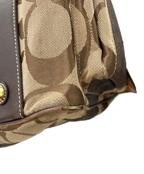 COACH（コーチ）COACH (コーチ) ボストンバッグ ブラウンの古着・服飾アイテム