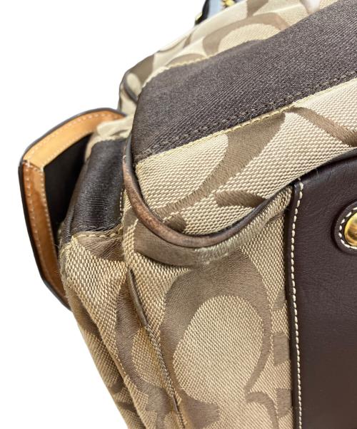 COACH（コーチ）COACH (コーチ) ボストンバッグ ブラウンの古着・服飾アイテム