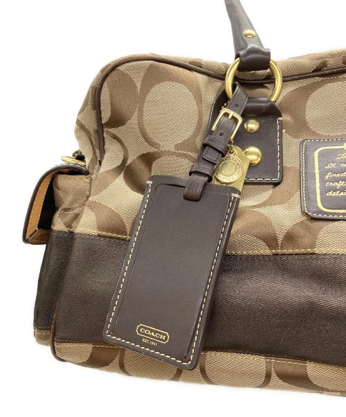 COACH（コーチ）COACH (コーチ) ボストンバッグ ブラウンの古着・服飾アイテム