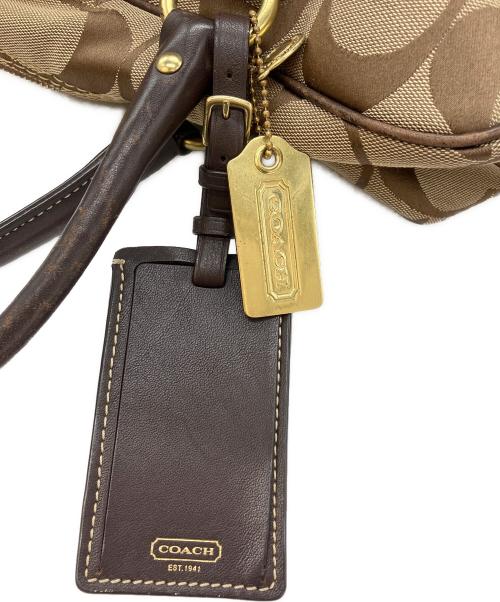 COACH（コーチ）COACH (コーチ) ボストンバッグ ブラウンの古着・服飾アイテム