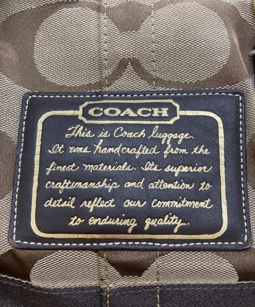 COACH（コーチ）COACH (コーチ) ボストンバッグ ブラウンの古着・服飾アイテム