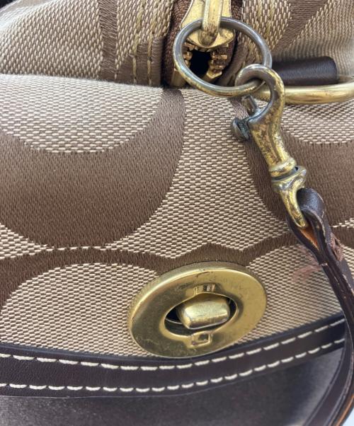 COACH（コーチ）COACH (コーチ) ボストンバッグ ブラウンの古着・服飾アイテム