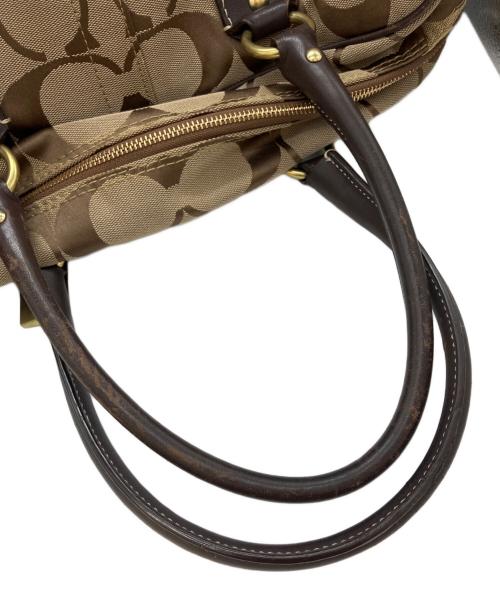 COACH（コーチ）COACH (コーチ) ボストンバッグ ブラウンの古着・服飾アイテム