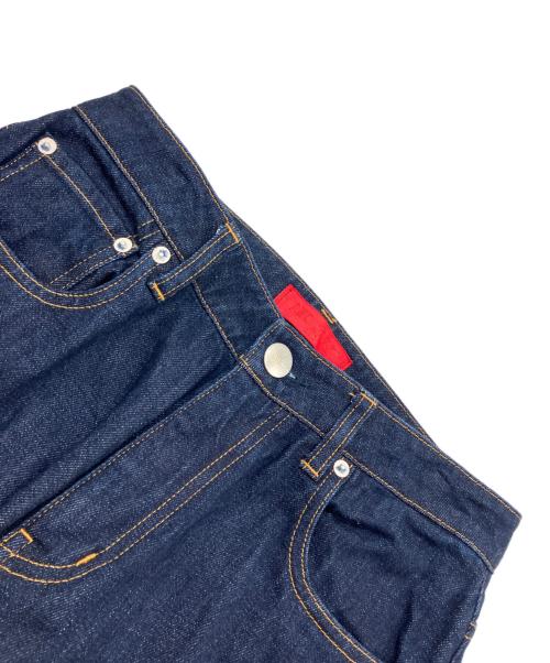 RED CARD（レッドカード）RED CARD (レッドカード) 23区 (ニジュウサンク) センタープレス デニム ワイド パンツ インディゴ サイズ:40の古着・服飾アイテム