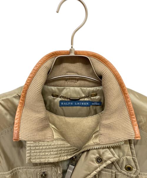 RALPH LAUREN（ラルフローレン）RALPH LAUREN (ラルフローレン) ナイロンダウンベスト カーキ サイズ:XSの古着・服飾アイテム