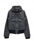 BURBERRY BLUE LABELバーバリー ブルー レーベル）の古着「ミリタリージャケット」｜ブラック
