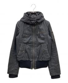 BURBERRY BLUE LABEL（バーバリー ブルー レーベル）の古着「ミリタリージャケット」｜ブラック