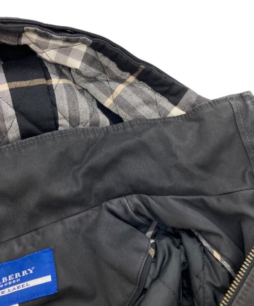 BURBERRY BLUE LABEL（バーバリー ブルー レーベル）BURBERRY BLUE LABEL (バーバリー ブルー レーベル) ミリタリージャケット ブラック サイズ:36の古着・服飾アイテム