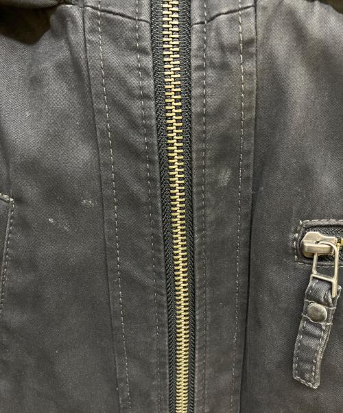 BURBERRY BLUE LABEL（バーバリー ブルー レーベル）BURBERRY BLUE LABEL (バーバリー ブルー レーベル) ミリタリージャケット ブラック サイズ:36の古着・服飾アイテム