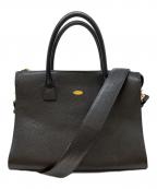BLUE LABEL CRESTBRIDGEブルーレーベルクレストブリッジ）の古着「2WAYレザーバッグ」｜ブラック