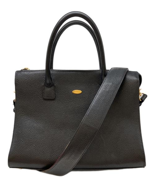 BLUE LABEL CRESTBRIDGE（ブルーレーベルクレストブリッジ）BLUE LABEL CRESTBRIDGE (ブルーレーベルクレストブリッジ) 2WAYレザーバッグ ブラックの古着・服飾アイテム