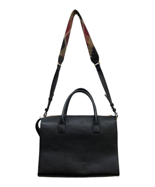 BLUE LABEL CRESTBRIDGE（ブルーレーベルクレストブリッジ）BLUE LABEL CRESTBRIDGE (ブルーレーベルクレストブリッジ) 2WAYレザーバッグ ブラックの古着・服飾アイテム