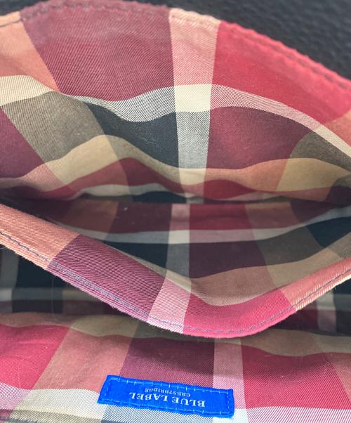 BLUE LABEL CRESTBRIDGE（ブルーレーベルクレストブリッジ）BLUE LABEL CRESTBRIDGE (ブルーレーベルクレストブリッジ) 2WAYレザーバッグ ブラックの古着・服飾アイテム
