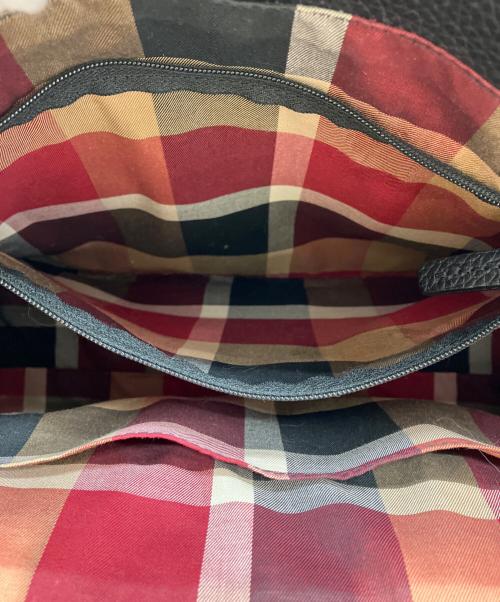 BLUE LABEL CRESTBRIDGE（ブルーレーベルクレストブリッジ）BLUE LABEL CRESTBRIDGE (ブルーレーベルクレストブリッジ) 2WAYレザーバッグ ブラックの古着・服飾アイテム