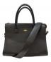 BLUE LABEL CRESTBRIDGE（ブルーレーベルクレストブリッジ）の古着「2WAYレザーバッグ」｜ブラック