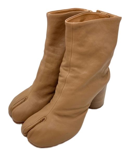 Martin Margiela22（マルタン・マルジェラ22）Martin Margiela22 (マルタン・マルジェラ22) Tabi アンクルブーツ ベージュ サイズ:37の古着・服飾アイテム