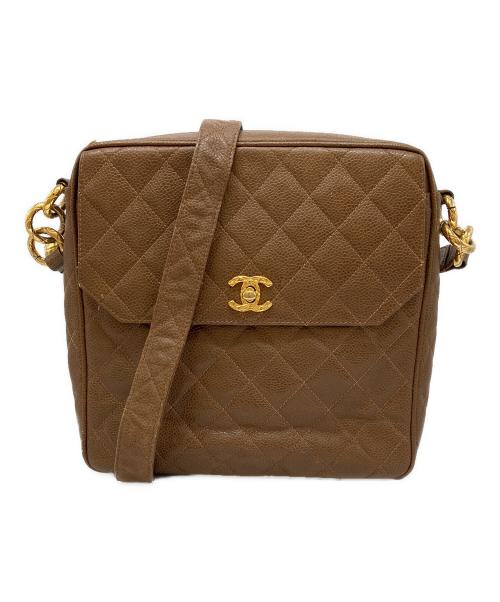 CHANEL（シャネル）CHANEL (シャネル) マトラッセ ショルダーバッグ ブラウンの古着・服飾アイテム