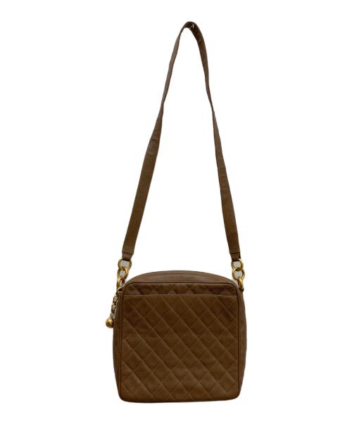 CHANEL（シャネル）CHANEL (シャネル) マトラッセ ショルダーバッグ ブラウンの古着・服飾アイテム