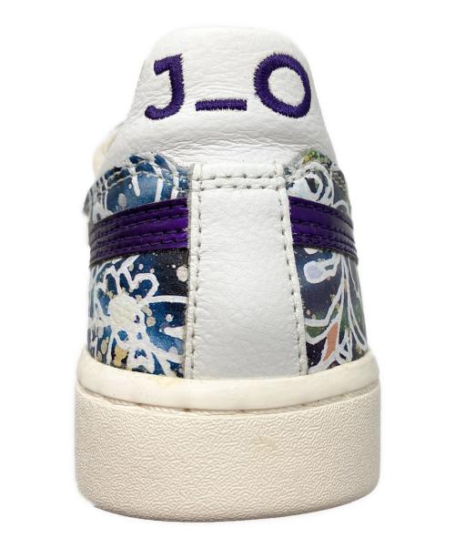asics（アシックス）asics (アシックス) JANTJE ONTEMBAAR (ヤンチェ オンテンバール) GEL-PTG ホワイト×パープル サイズ:25cmの古着・服飾アイテム