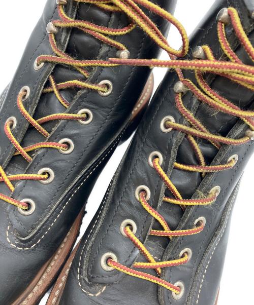 RED WING（レッドウィング）RED WING (レッドウィング) LINEMAN BOOTS ブラック サイズ:25cmの古着・服飾アイテム