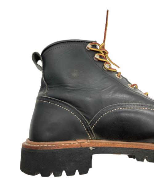 RED WING（レッドウィング）RED WING (レッドウィング) LINEMAN BOOTS ブラック サイズ:25cmの古着・服飾アイテム