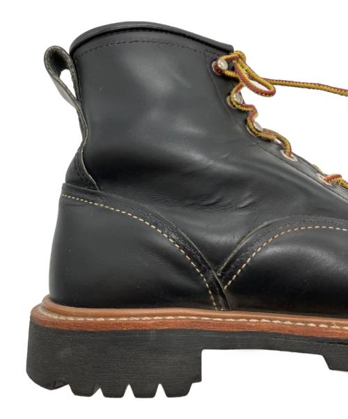 RED WING（レッドウィング）RED WING (レッドウィング) LINEMAN BOOTS ブラック サイズ:25cmの古着・服飾アイテム