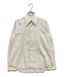 tricot COMME des GARCONS（トリココムデギャルソン）の古着「ピンタックブザムシャツ」｜ホワイト