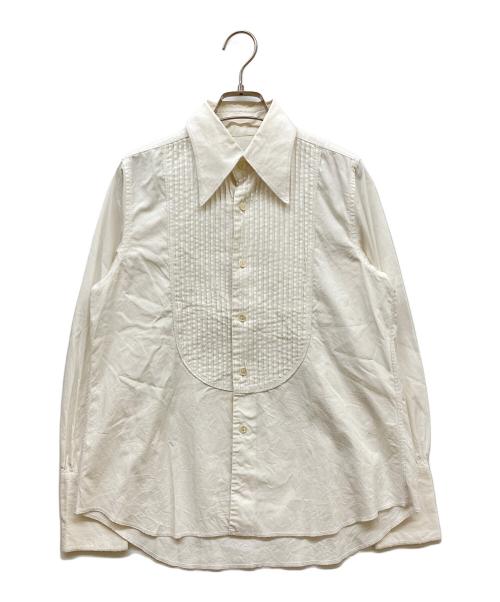 tricot COMME des GARCONS（トリココムデギャルソン）tricot COMME des GARCONS (トリココムデギャルソン) ピンタックブザムシャツ ホワイト サイズ:SIZE Mの古着・服飾アイテム
