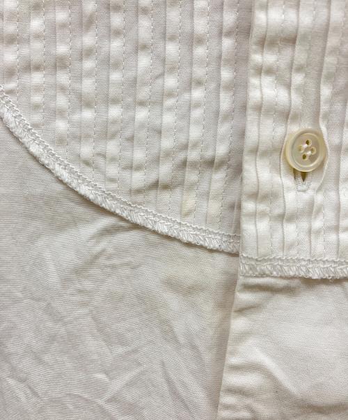 tricot COMME des GARCONS（トリココムデギャルソン）tricot COMME des GARCONS (トリココムデギャルソン) ピンタックブザムシャツ ホワイト サイズ:SIZE Mの古着・服飾アイテム