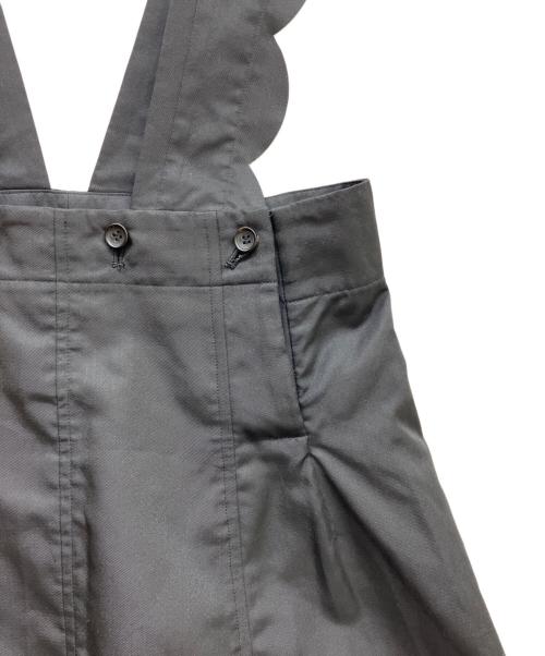 COMME des GARCONS COMME des GARCONS（コムデギャルソン コムデギャルソン）COMME des GARCONS COMME des GARCONS (コムデギャルソン コムデギャルソン) フリルサロペットパンツ ブラック サイズ:Sの古着・服飾アイテム