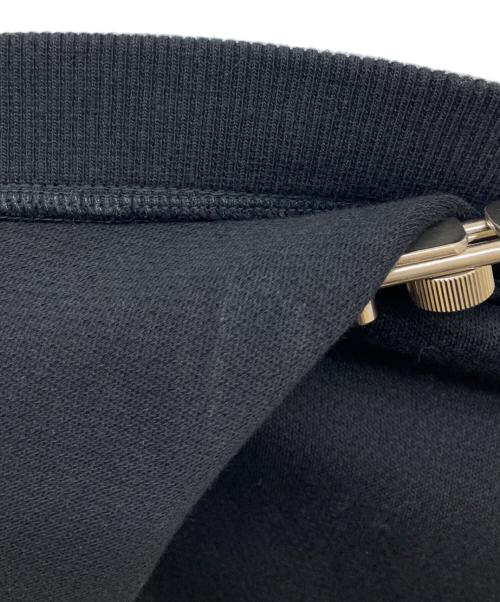 FRED PERRY（フレッドペリー）FRED PERRY (フレッドペリー) ティップピケ テクスチャーワッフル コットン ニットカーディガン ブラック サイズ:Sの古着・服飾アイテム