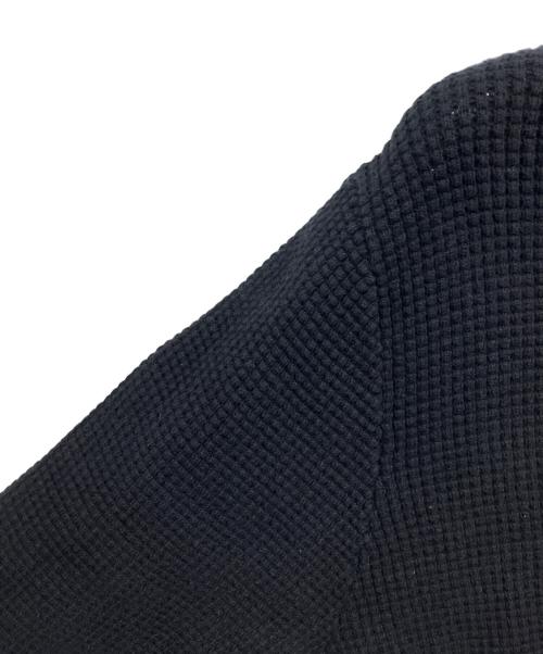 FRED PERRY（フレッドペリー）FRED PERRY (フレッドペリー) ワッフル ステッチ カーディガン ブラック サイズ:Sの古着・服飾アイテム