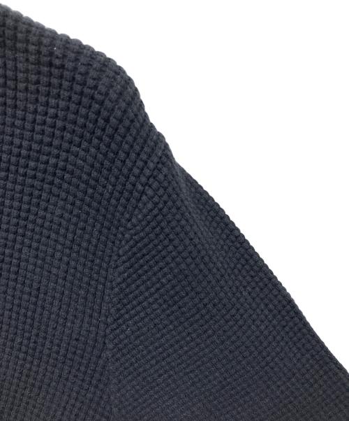 FRED PERRY（フレッドペリー）FRED PERRY (フレッドペリー) ワッフル ステッチ カーディガン ブラック サイズ:Sの古着・服飾アイテム
