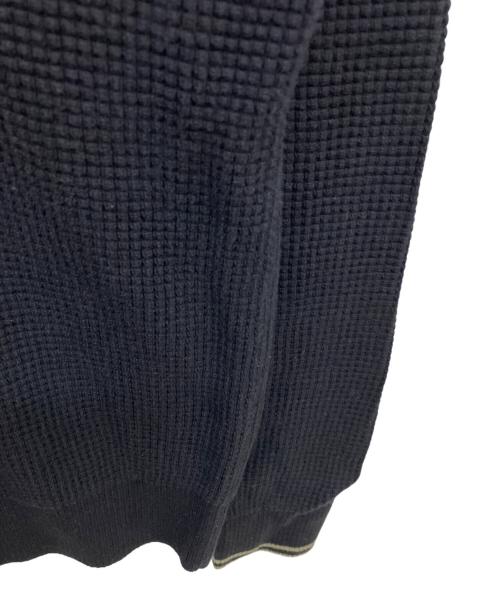 FRED PERRY（フレッドペリー）FRED PERRY (フレッドペリー) ワッフル ステッチ カーディガン ブラック サイズ:Sの古着・服飾アイテム