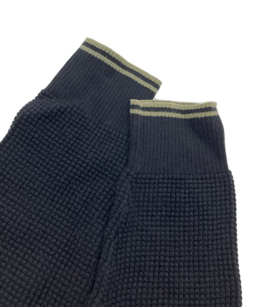 FRED PERRY（フレッドペリー）FRED PERRY (フレッドペリー) ワッフル ステッチ カーディガン ブラック サイズ:Sの古着・服飾アイテム