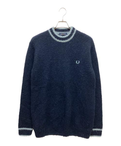 FRED PERRY（フレッドペリー）FRED PERRY (フレッドペリー) Alpaca Blend Crew Neck Jumper ネイビー サイズ:SIZE Sの古着・服飾アイテム
