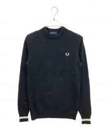 FRED PERRY（フレッドペリー）の古着「ウールニット」｜ブラック